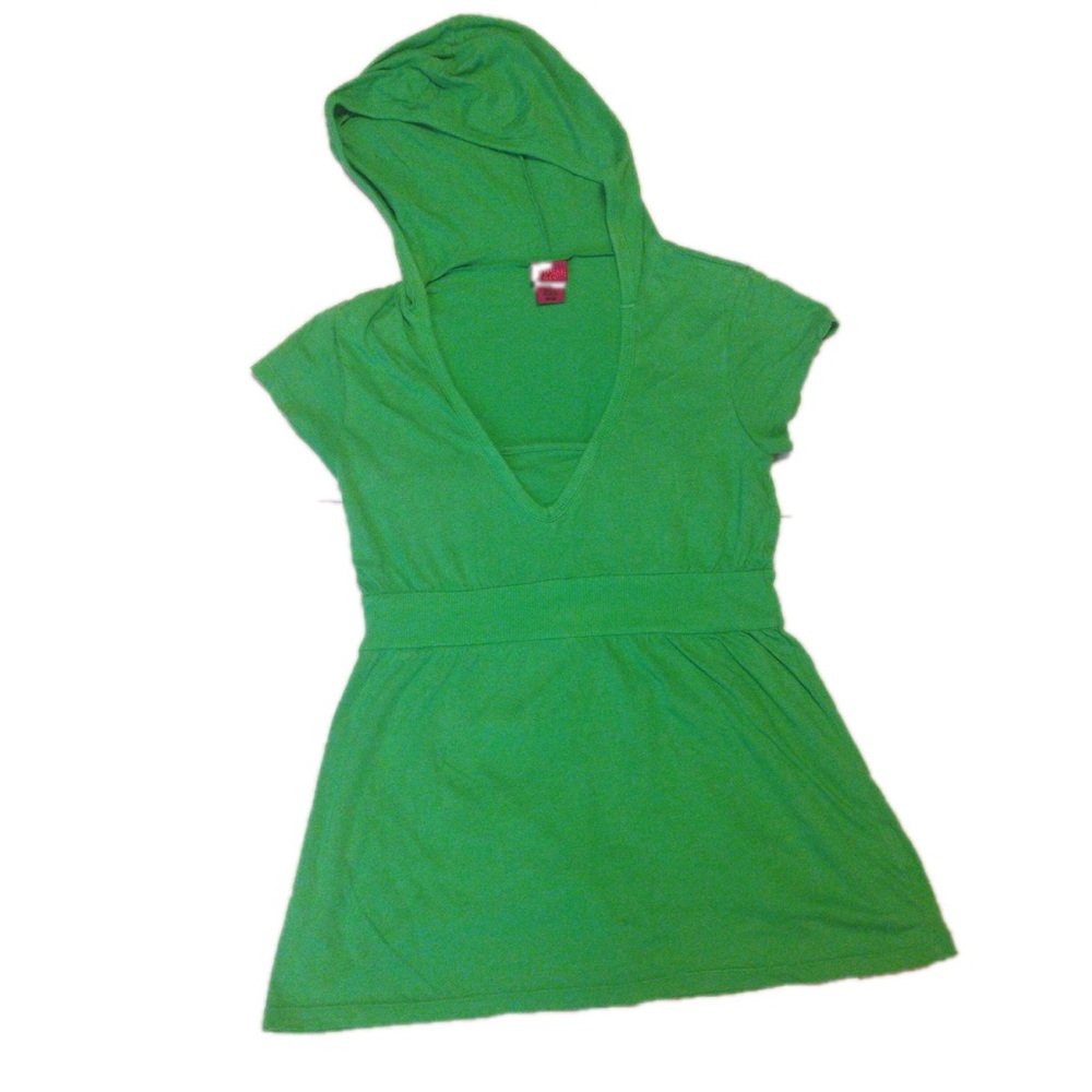 Personal Identity Green Short Sleeve Top